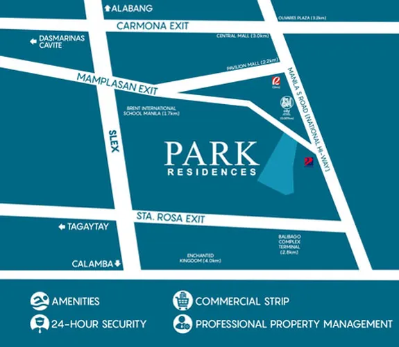 Park Residences Vicinity Map